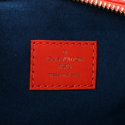 Louis Vuitton Lambskin Embossed Monogram Coussin PM Red 6 of 10