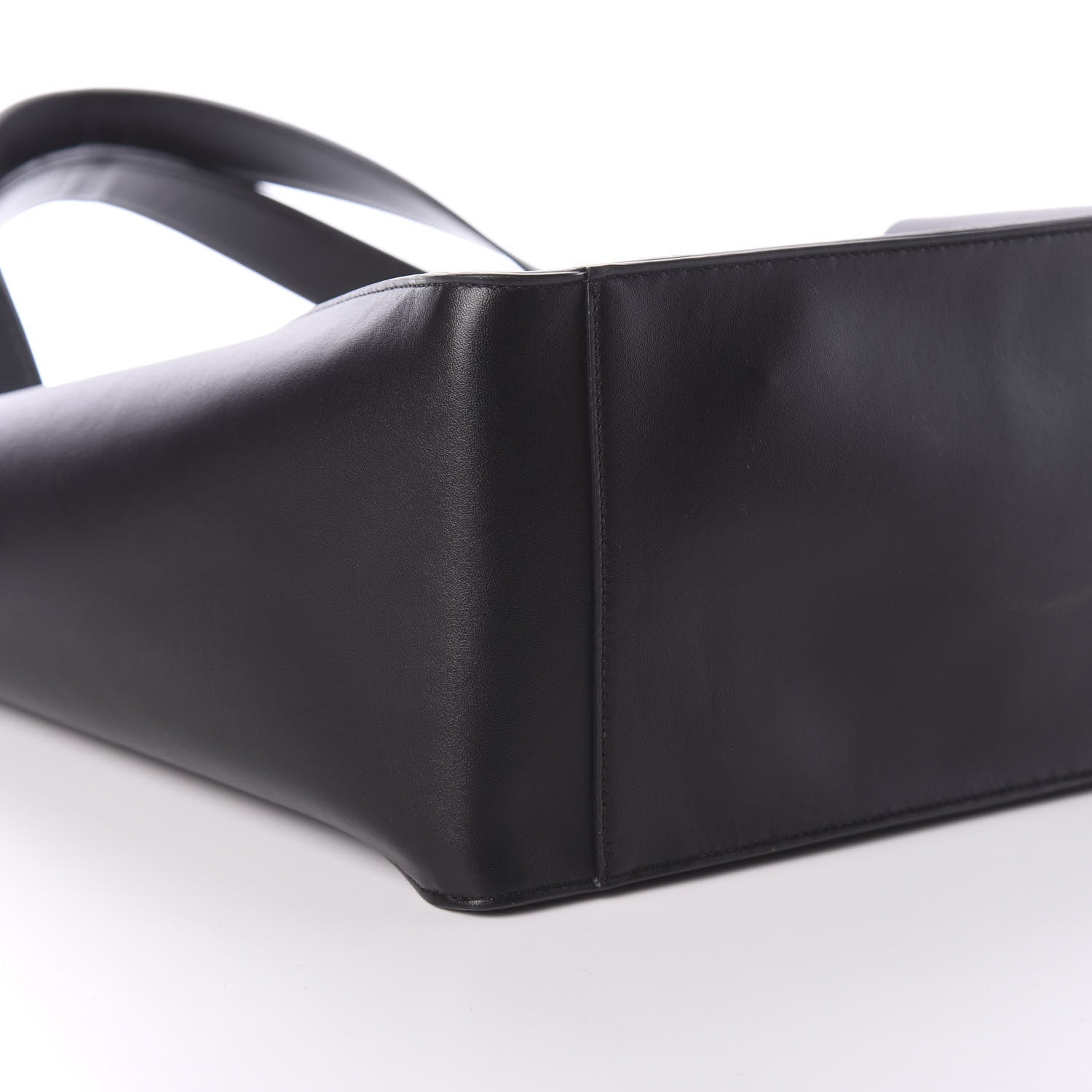 Stella McCartney Eco Alter Nappa East West Perforated Tote Black 9 of 10