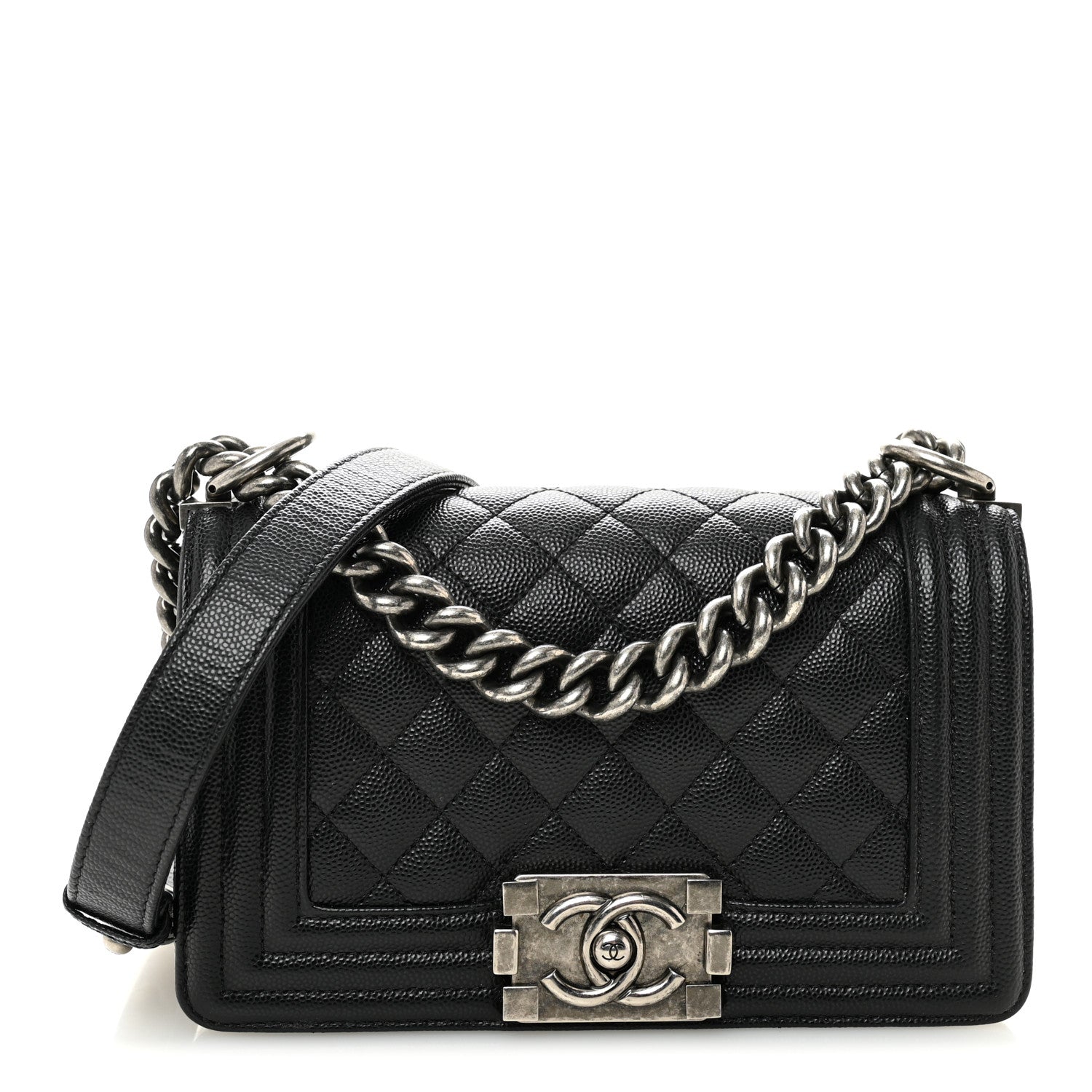 Chanel Caviar Quilted Small Boy Flap Black 1 of 10