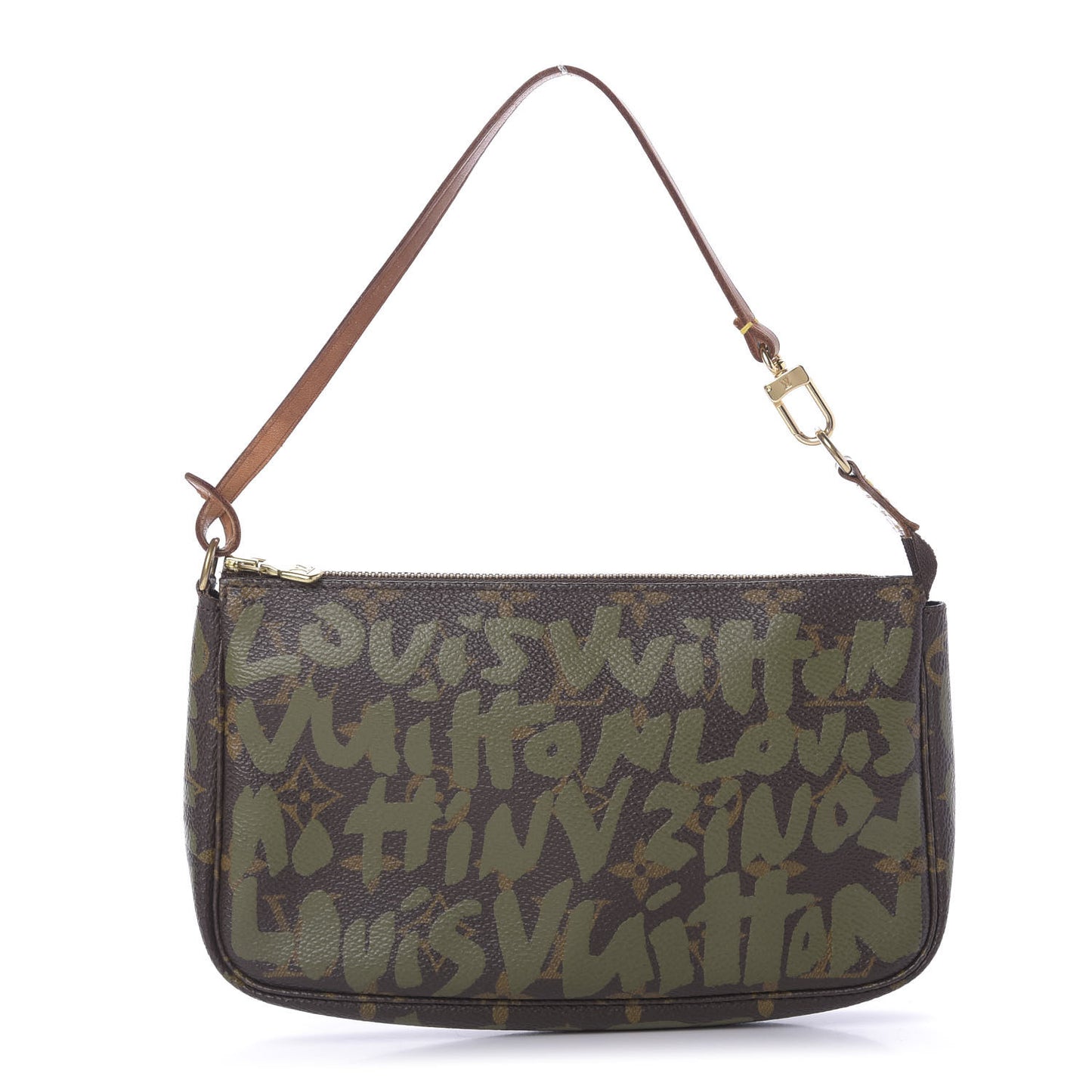 Monogram Graffiti Pochette Accessories Kaki