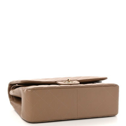 Chanel Caviar Quilted Jumbo Double Flap Beige 4 of 10