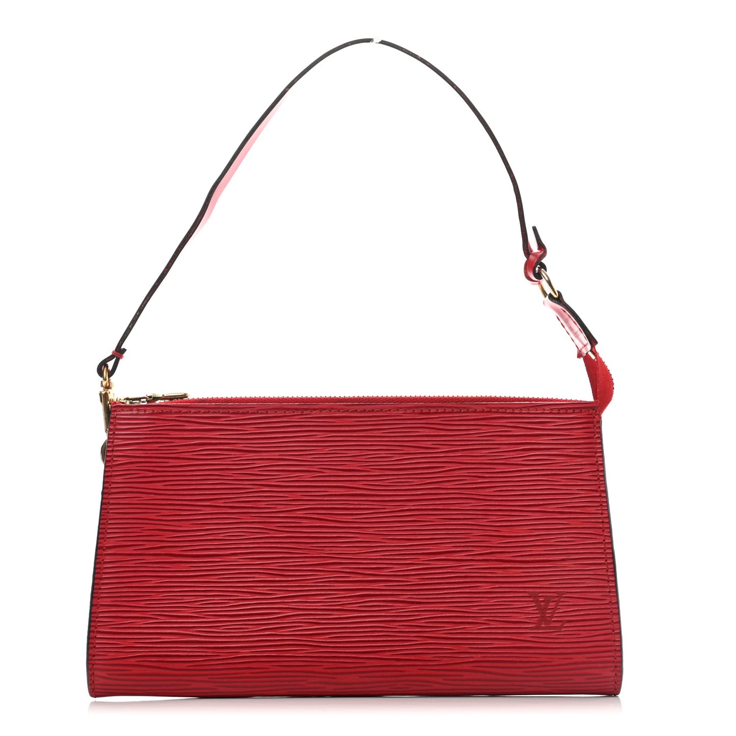 Epi Pochette Accessories 24 Castillan Red