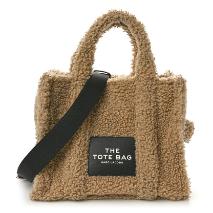 Marc Jacobs Polyester Cotton Medium The Teddy Traveler Tote Bag Beige 1 of 9
