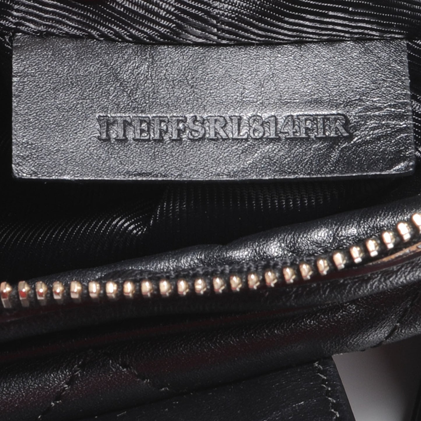 Calfskin Quilted Manor Satchel Black