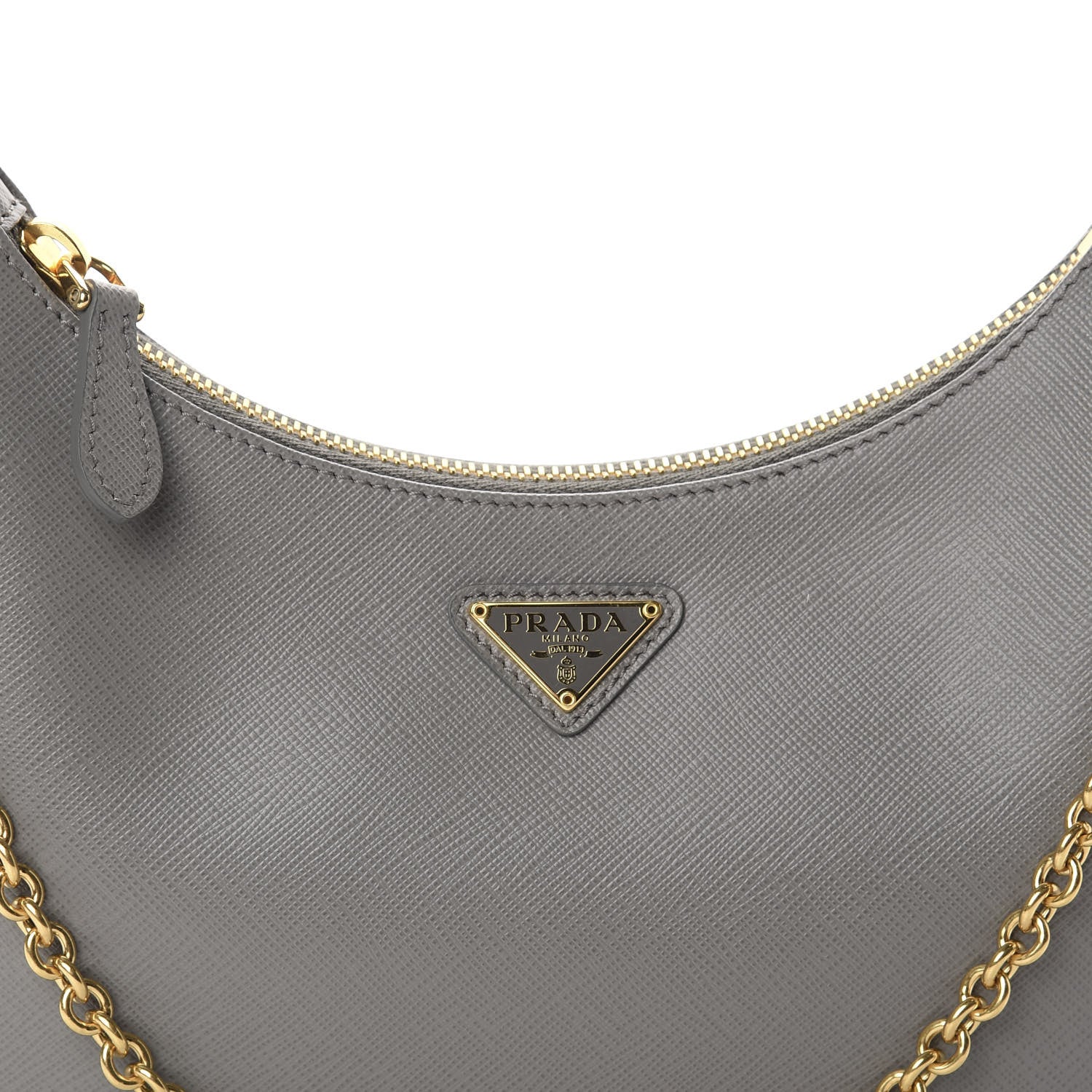 Prada Saffiano Re-Edition 2005 Shoulder Bag Marmo 11 of 11