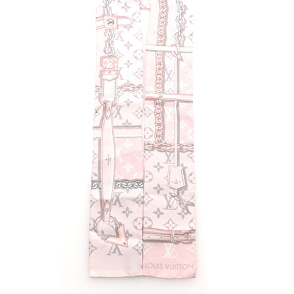 Louis Vuitton Silk Monogram Confidential Bandeau Light Pink 2 of 4
