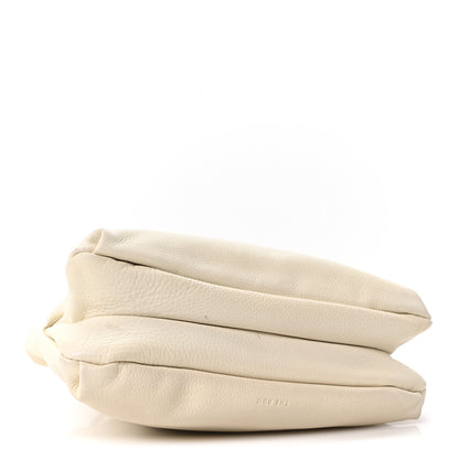 The Row Grained Calfskin Bourse Clutch Ivory 4 of 9