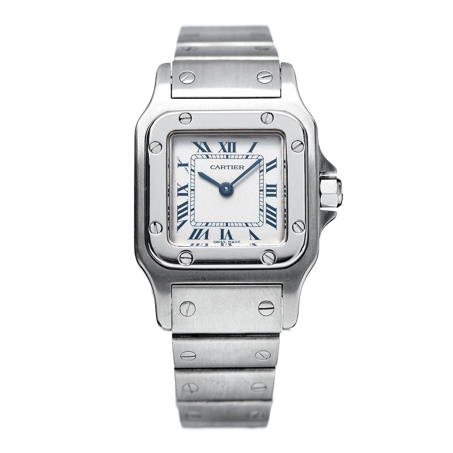 Stainless Steel 24mm Santos de Cartier Galbee Quartz Watch