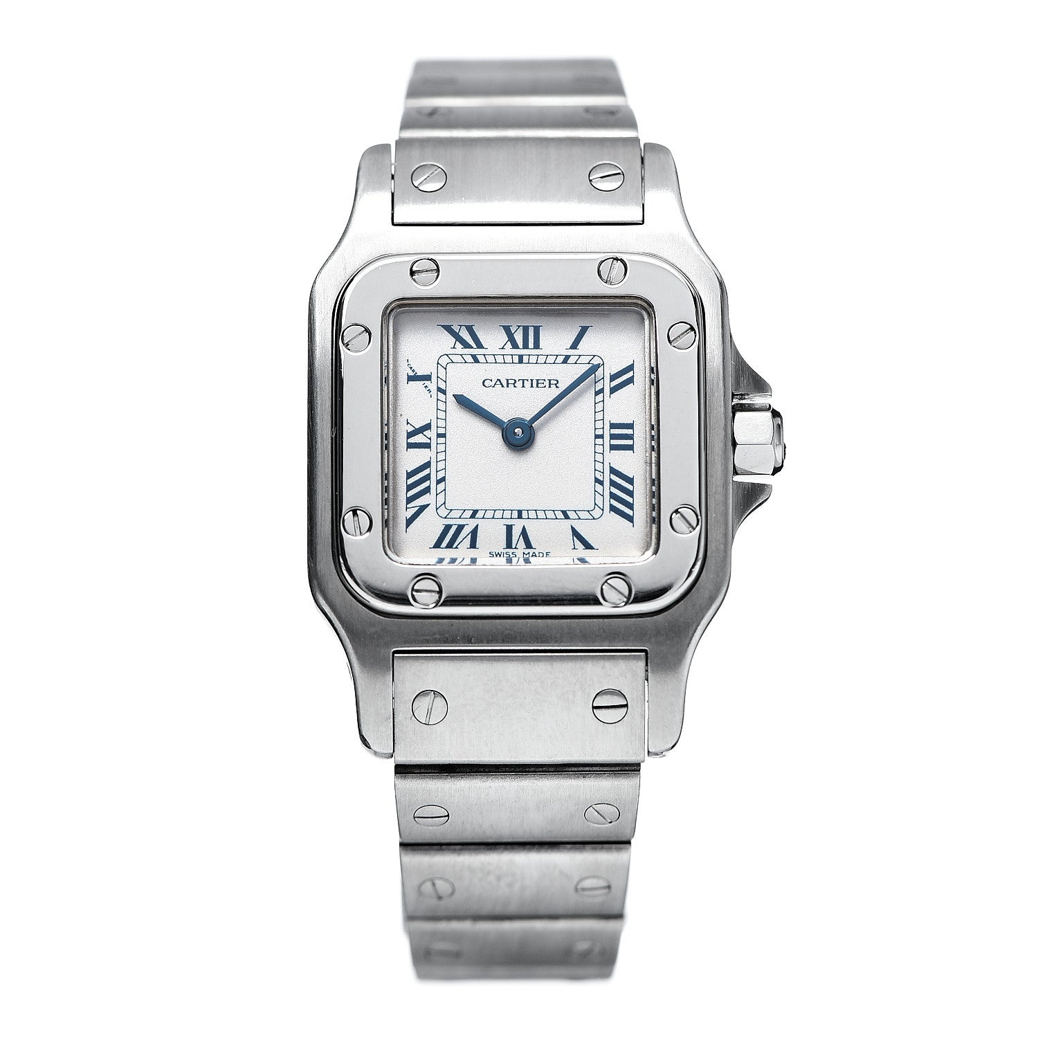 Cartier Stainless Steel 24mm Santos de Cartier Galbee Quartz Watch 1 of 6