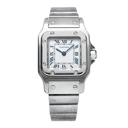 Cartier Stainless Steel 24mm Santos de Cartier Galbee Quartz Watch 1 of 6