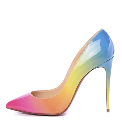 Christian Louboutin Patent Sunrise Pigalle Follies 100 Pumps 41 Multicolor 1 of 9