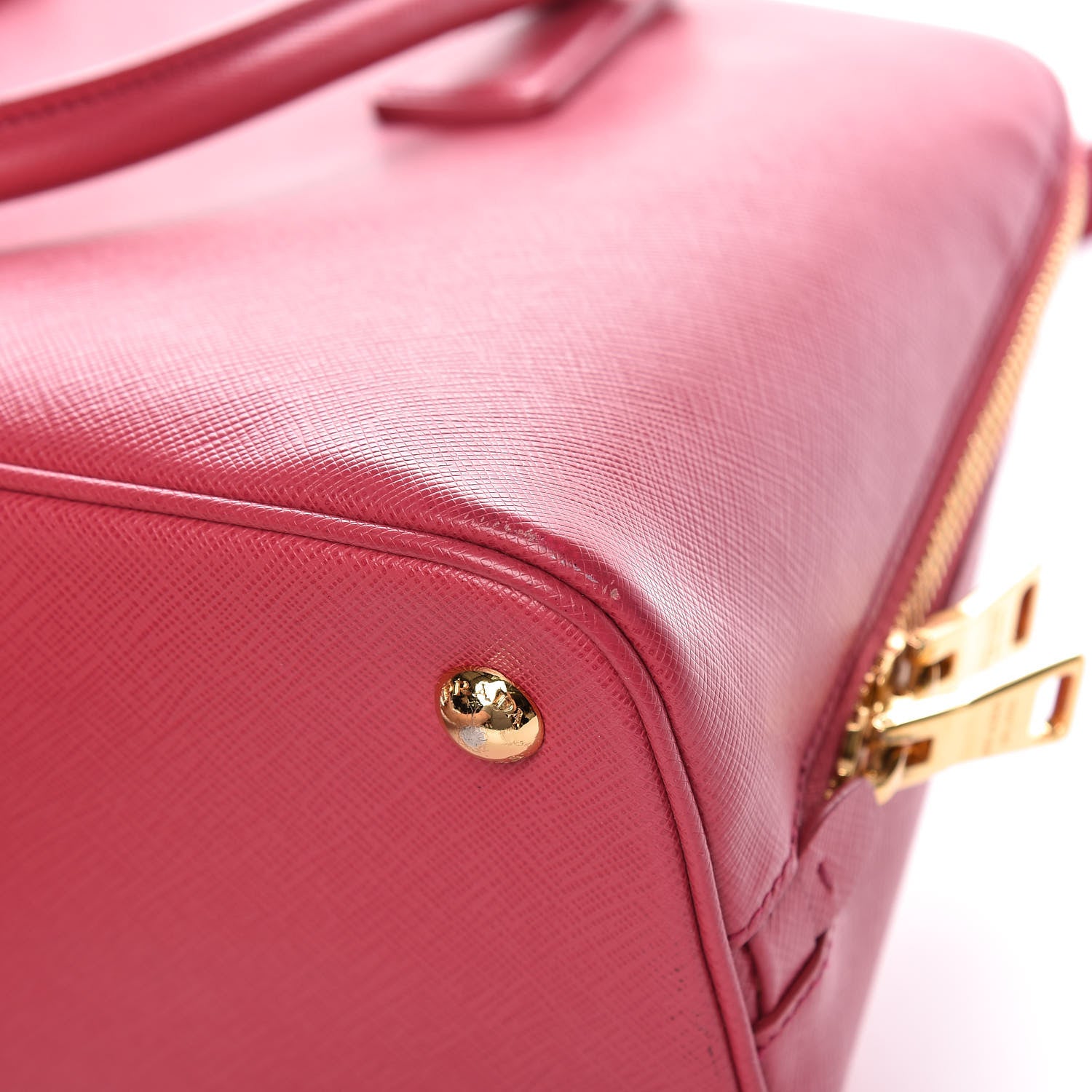 Prada Saffiano Lux Medium Promenade Tote Peonia 12 of 20