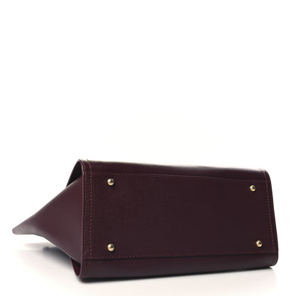 Chanel Caviar Small Studded Deauville Tote Burgundy 4 of 10