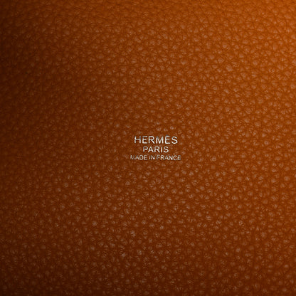 Hermes Taurillon Clemence Picotin Lock 18 PM Moutarde 6 of 12