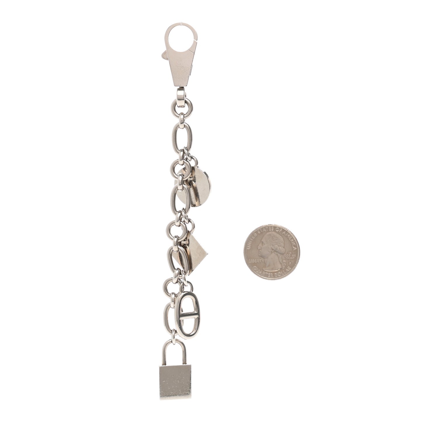 Palladium Olga Bag Charm Silver