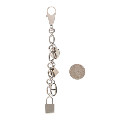 Hermes Palladium Olga Bag Charm Silver 2 of 4