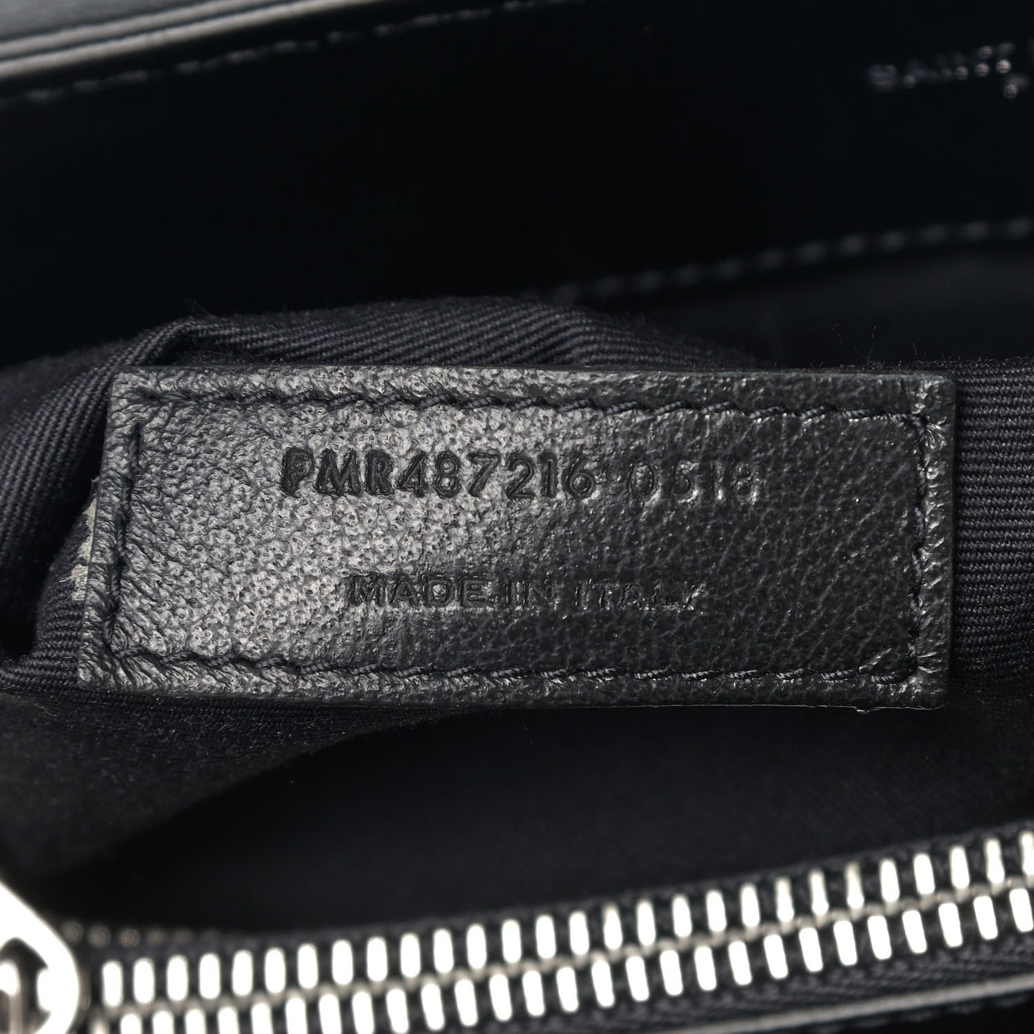 Saint Laurent Calfskin Y Quilted Monogram Medium Loulou Chain Satchel Black 8 of 9