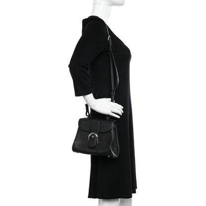 Delvaux Grained Rodeo Calfskin Mini Brillant Camaieux Satchel Black 2 of 11