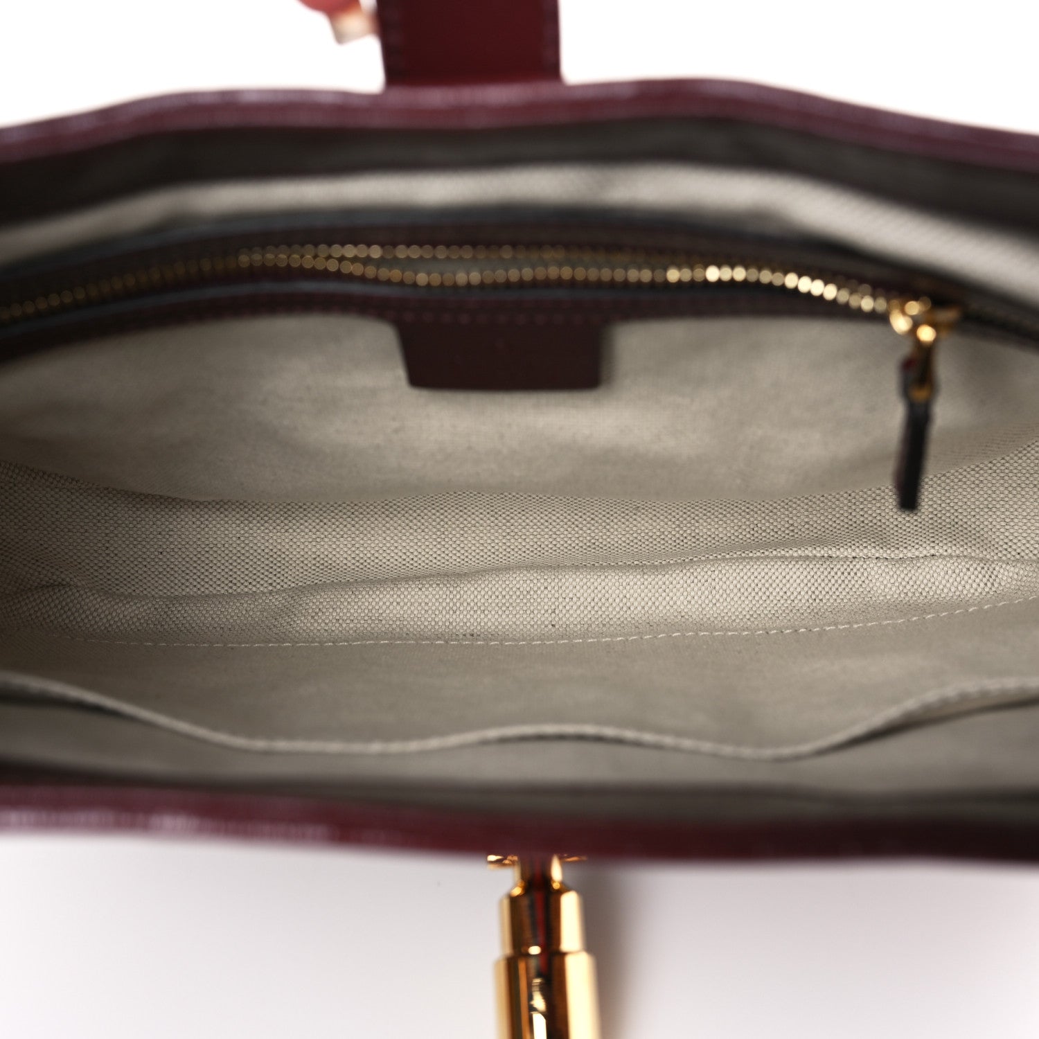 Gucci Monogram Azalea Calfskin Web Small Jackie 1961 Hobo Sahara Rubino Chardonnay 5 of 9