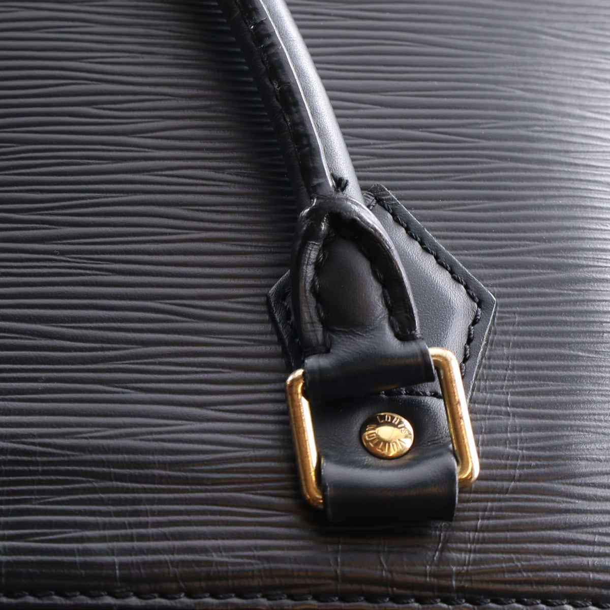 Louis Vuitton Epi Sac Plat PM Black 11 of 11