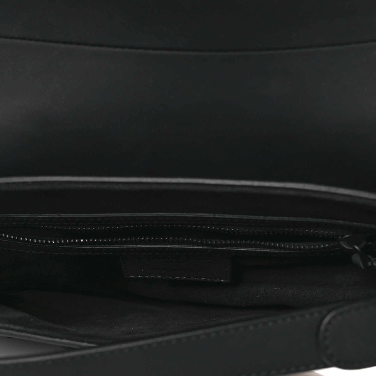 Christian Dior Ultra Matte Calfskin Saddle Bag Black 5 of 10