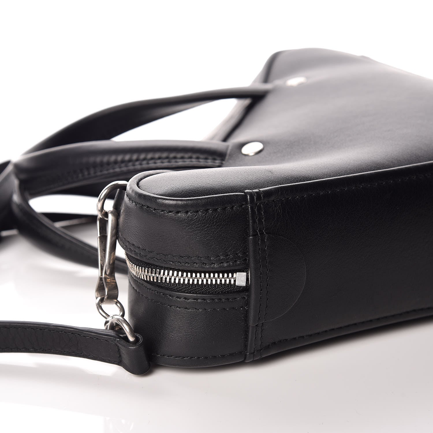 Balenciaga Calfskin XS Triangle Duffle Black 9 of 10