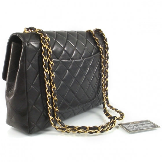 Chanel Vintage Lambskin JUMBO Flap 3 of 10