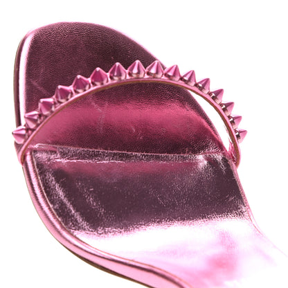 Christian Louboutin Metallic So Me 100 Sandals 35.5 Pink 8 of 9
