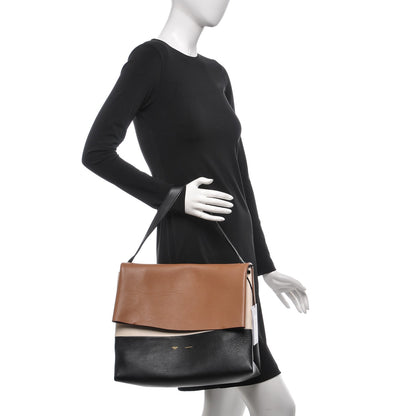 Celine Calfskin All Soft Shoulder Bag Tan 2 of 7