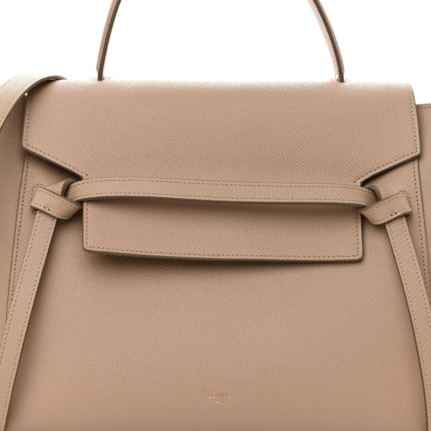 Celine Grained Calfskin Mini Belt Bag Light Taupe 7 of 9