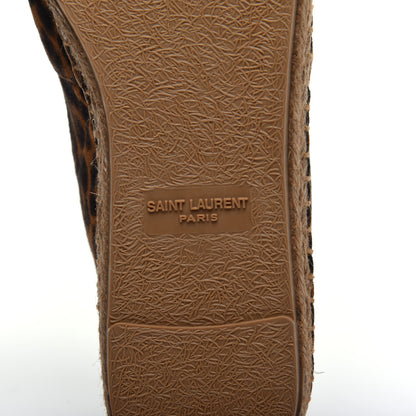 Saint Laurent Suede Leopard Print Espadrilles 36.5 Natural 11 of 13