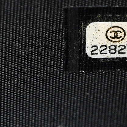 Chanel Caviar Quilted Small Boy Zip Around Wallet Black 8 of 10