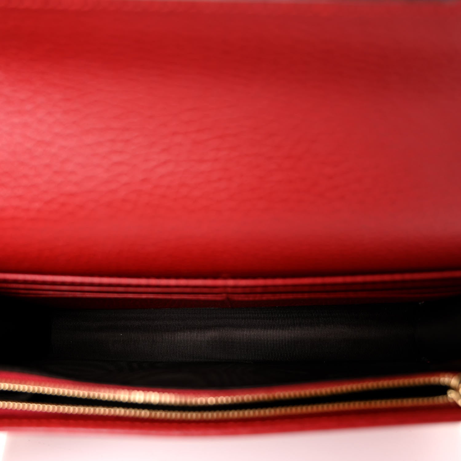 Gucci Dollar Calfskin Mini GG Marmont Chain Wallet Hibiscus Red 6 of 10