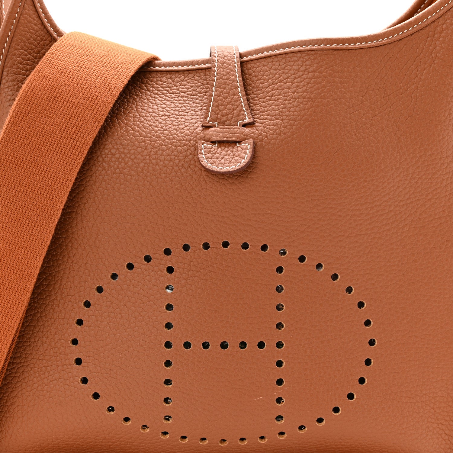 Hermes Taurillon Clemence Evelyne III PM Gold 8 of 11