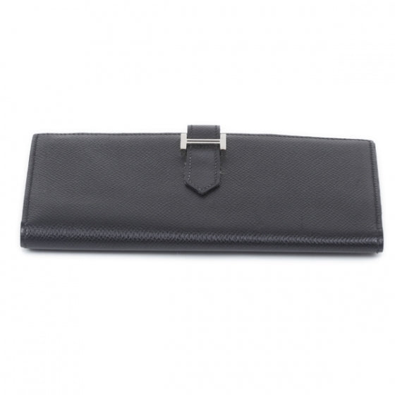Epsom Leather Bearn Wallet Noir