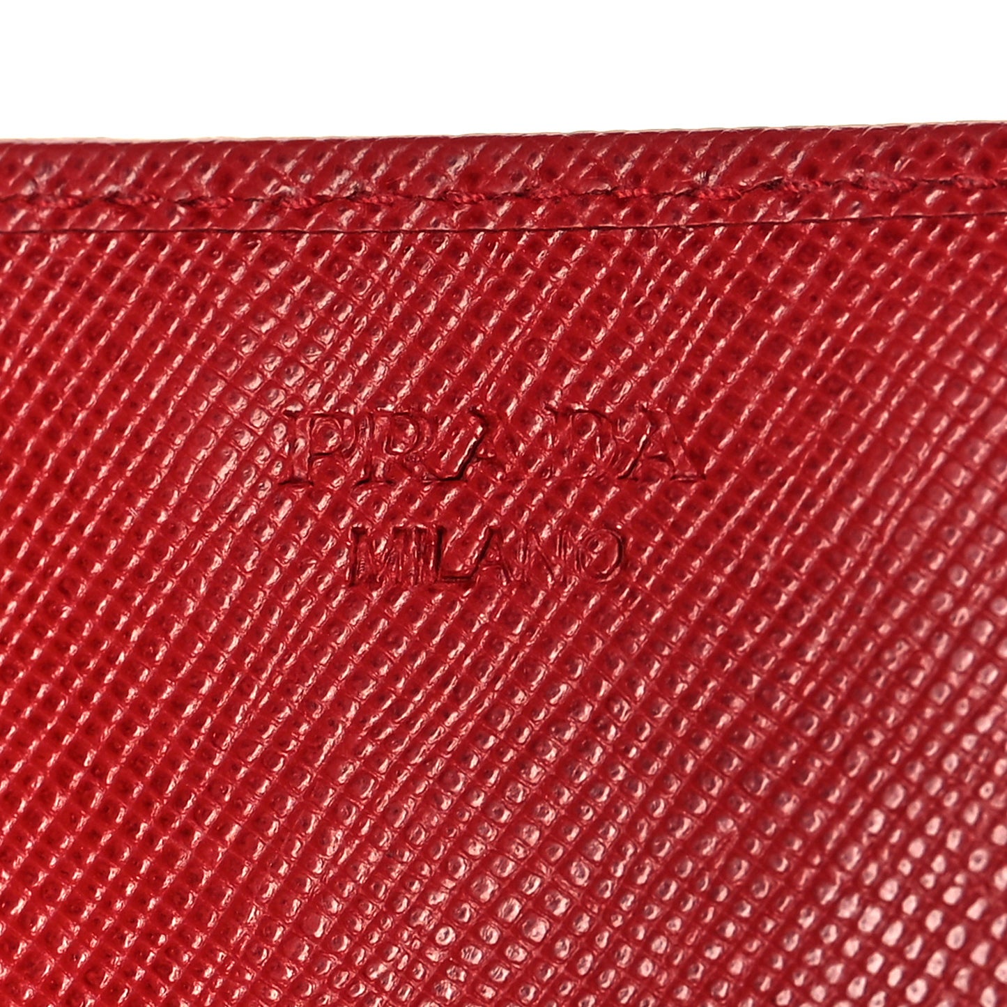 Saffiano Metal Continental Flap Wallet Fuoco