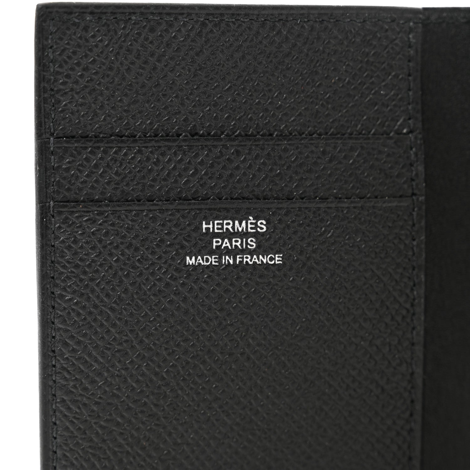 Hermes Epsom MC2 Euclide Card Holder Case Black 6 of 7