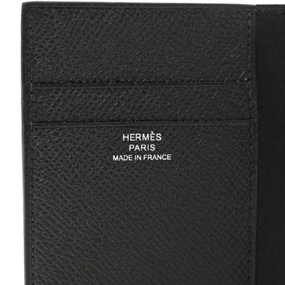 Hermes Epsom MC2 Euclide Card Holder Case Black 6 of 7