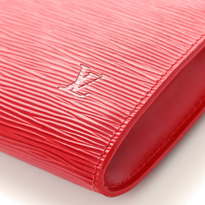 Louis Vuitton Epi Pochette Accessories 21 Castillan Red 10 of 10