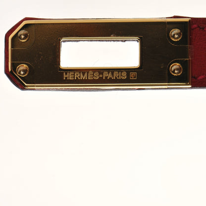 Hermes Ostrich Kelly Pochette Rouge Vif 17 of 23