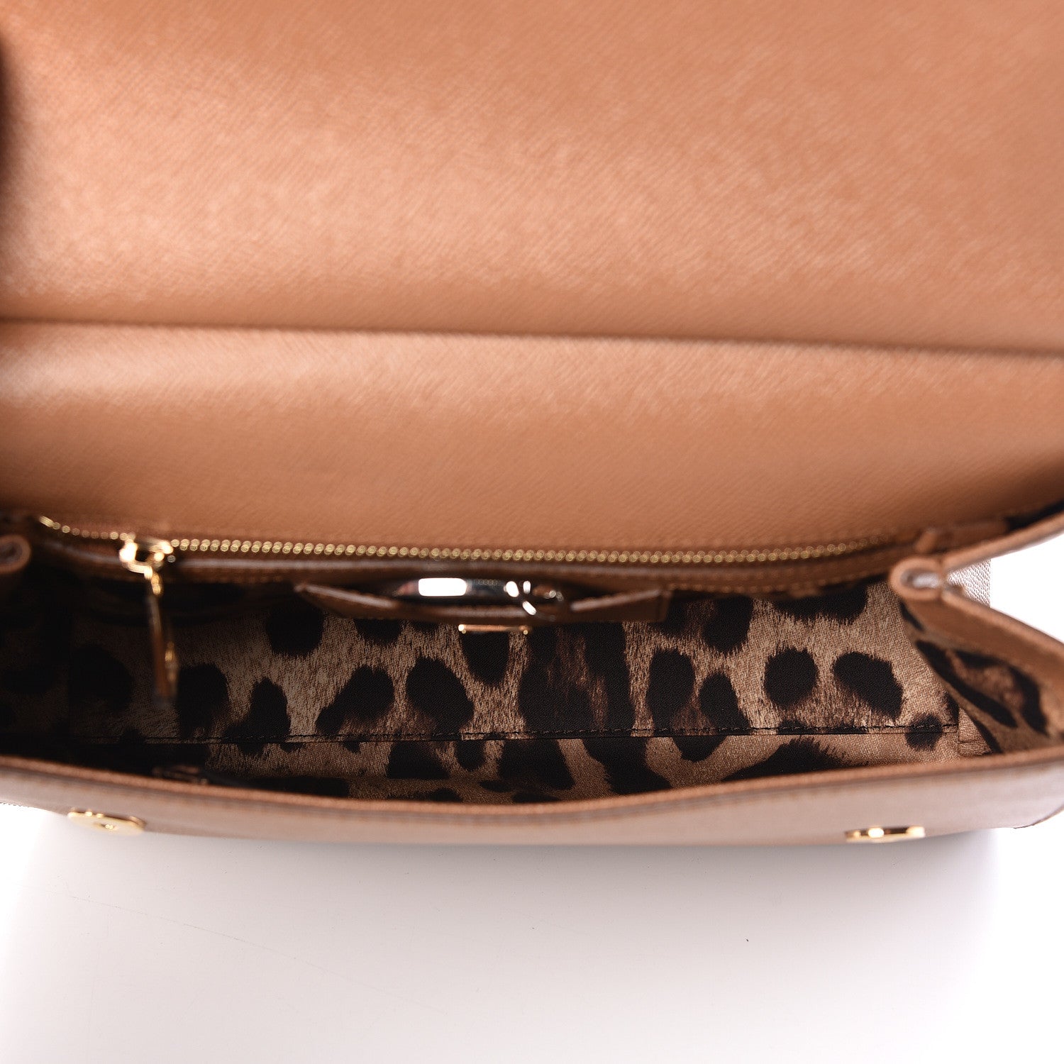 Dolce & Gabbana Dauphine Regular Miss Sicily Satchel Caramello 7 of 8