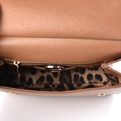 Dolce & Gabbana Dauphine Regular Miss Sicily Satchel Caramello 7 of 8