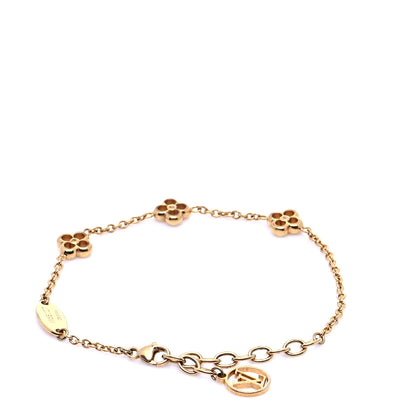 Louis Vuitton Brass Flower Full Bracelet Gold 3 of 6