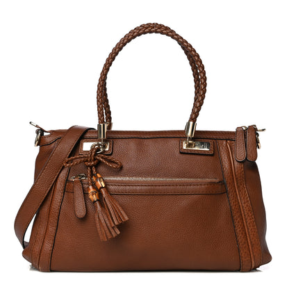 Gucci Cellarius Calfskin Small Bella Top Handle Bag Cuir 1 of 16