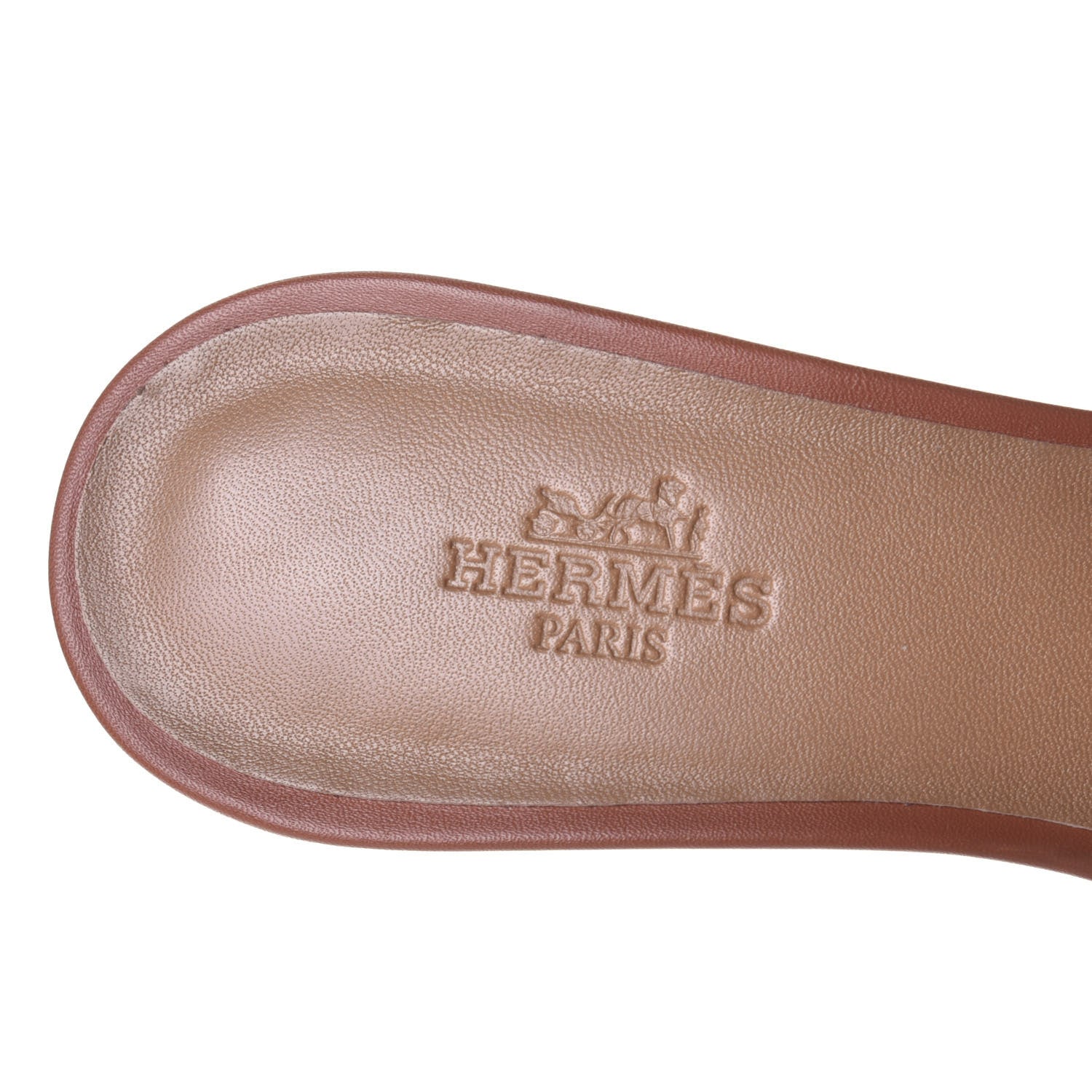 Hermes Calfskin Oasis Sandals 36.5 Gold 7 of 9