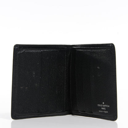 Louis Vuitton Epi Billfold Wallet 6 Slot Black 7 of 7