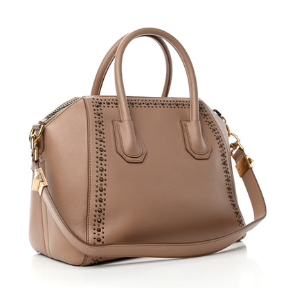Givenchy Calfskin Small Studded Antigona Beige 2 of 4