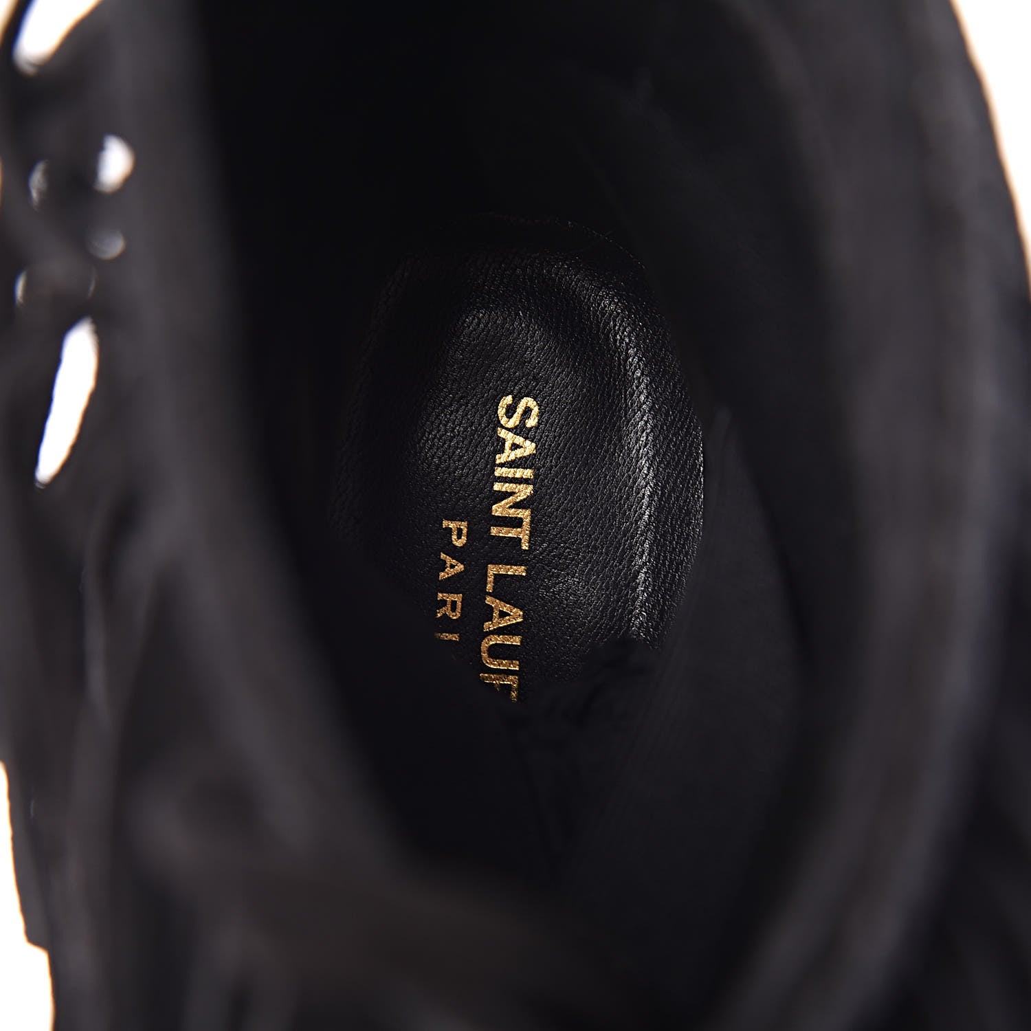 Saint Laurent Suede Fringe Charlotte Ankle Boots 39 Black 8 of 9