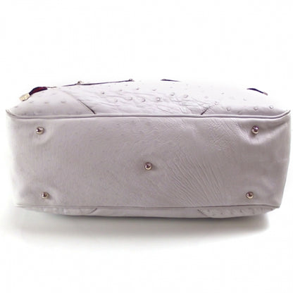 Gucci Ostrich Signature Bowler White 4 of 12
