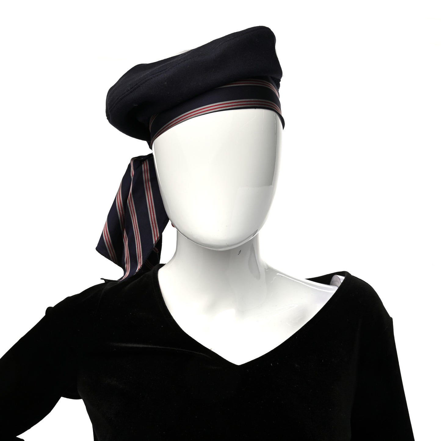 Felt Beret Hat M Navy